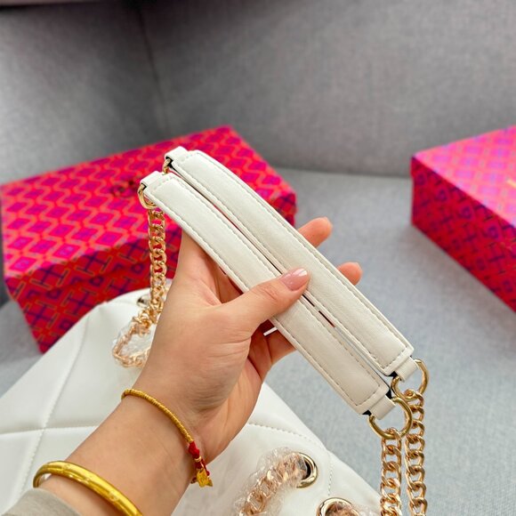 TORY BURCH Kira Chain Bag, Cloud Bag, Crossbody/Shoulder Bag - Picture 6 of 7